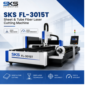 SKS FL-3015T Sheet & Tube Fiber Laser Cutting Machine