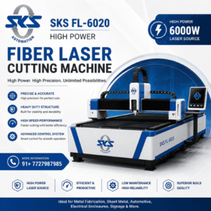SKS FL-6020 High Power Fiber Laser Cutting Machine
