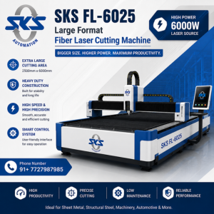 SKS FL-6025 Large Format Fiber Laser Cutting Machine