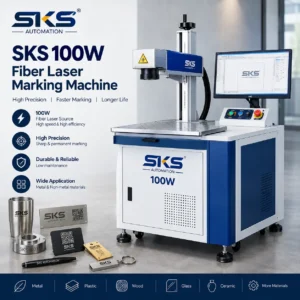 SKS 100W Fiber Laser Marking Machine