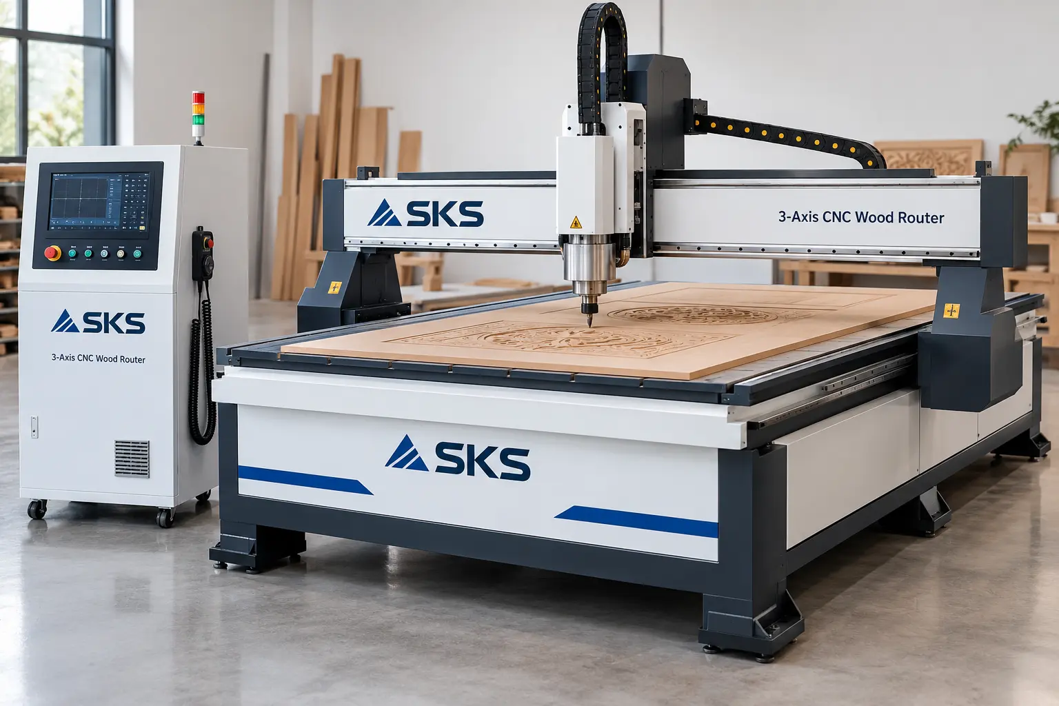 SKS 3-Axis CNC Wood Router